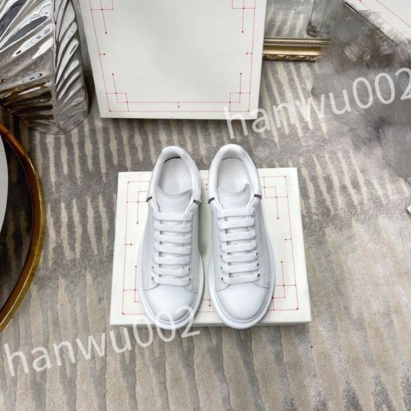 

2023 excellent sneakers men women shoes genuine designer shoes leather trainer fashion sports platform, Black