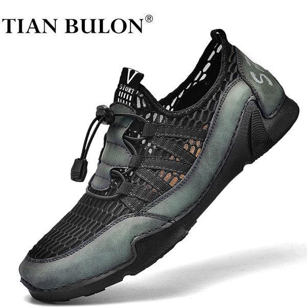 

outdoor casual shoes men luxury sneakers summer slip on men italian loafers breathable mesh designer shoes men zapatos hombre, Red;white
