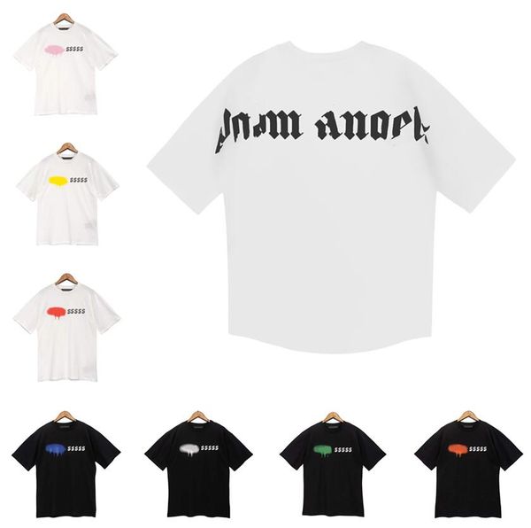 

men t shirt fashion street popular t shirts luxury mens women shirt advanced summer short sleeve pure cotton classic designer europe size s-, White;black
