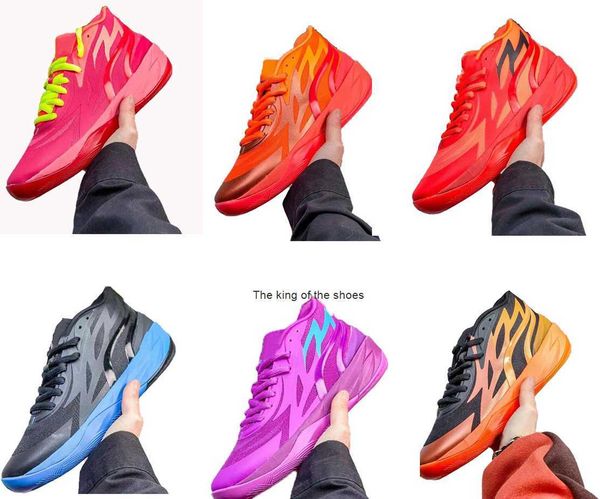 

2023mb.01 shoeslamelo ball mb.02 basketball shoes 2023 signature kingcaps local online store training sneakers trainers for gym, Black