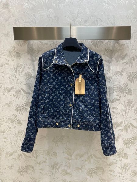 

fashion shirt brand summer women women's jackets t luxury new turn down collar letter pattern long sleeve loose jacket zip up casual de, White