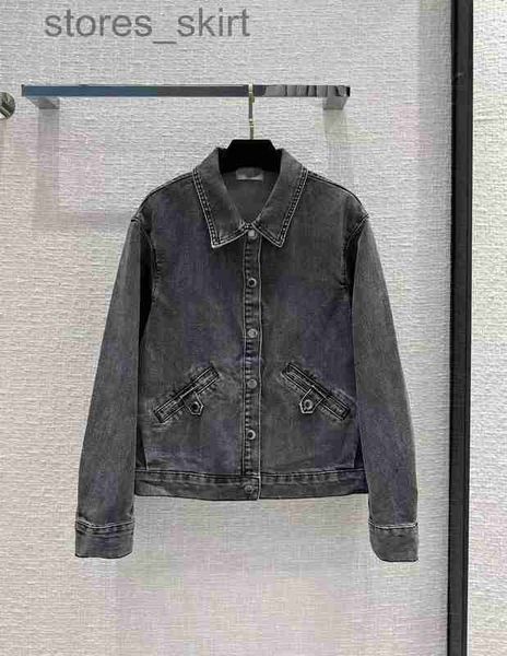 

women's jackets designer milan runway 2023 spring autumn lapel neck long sleeve panelled designer coats brand same style outerwear i3az, Black;brown