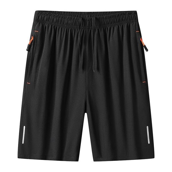 

men's shorts men's sports casual shorts spring and summer ice silk quick dry loose basketball pants personality fashion beach pant, White;black