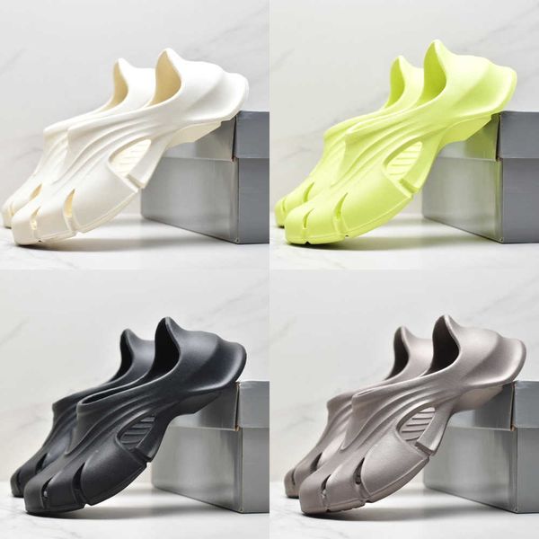 

paris sandals mold slides slippers mens eva runner sandal designer hd lace-up sneaker rubber slide pool sliders crsc slipper summer luxury m, Black