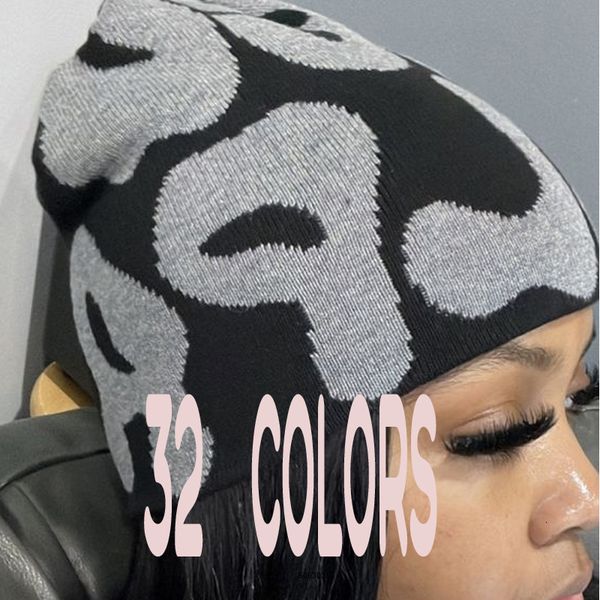 

beanieskull caps 32color mea culpas beanie knitted hat bonnet y2k beanies mea culpa women's cap winter for women hats accessories 23041, Blue;gray