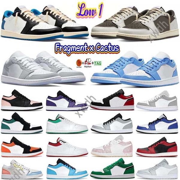 

fashion jumpman 1 low basketball shoes 1s wolf grey carbon fiber all-star arctic punch black toe fragment reverse mocha unc grey camo'&