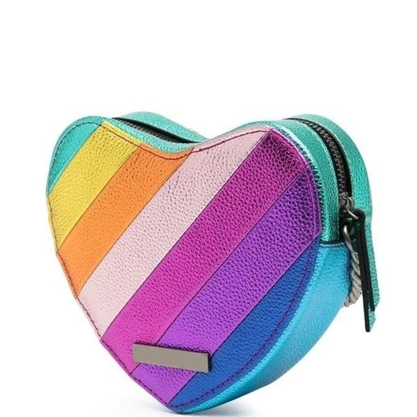 

rainbow luxurys handbags sewn stripe designer bag eagle head man leather rhinestone diagonal crossbody lady luxurys heart ice out designer p