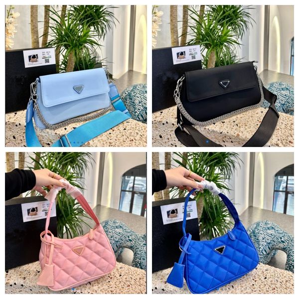 

luxury designer handbag nylon messenger bag classic ladies underarm shoulder wallet fashion retro star chain bag dharma stick bag