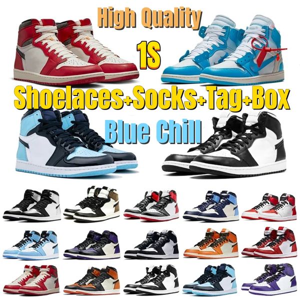 

jumpman 1 basketball shoes women mens 1s university blue trainers sneakers unc trophy room chicago high og hyper royal smokey gray orange di