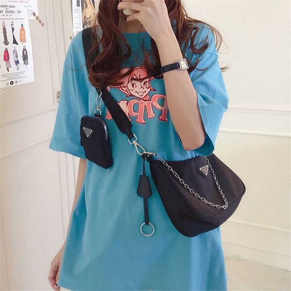 

designer bag ins super three in one package 2023 popular new underarm bag versatile fashion bag women's chain one shoulder crossbody ba