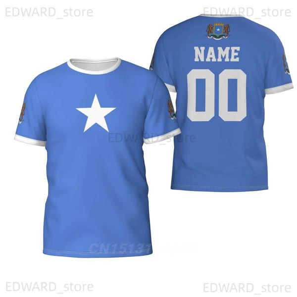 

diy tees polos custom name number somalia country flag 3d t-shirts clothes t shirt men women tees for soccer football fans gift us size t23, Black