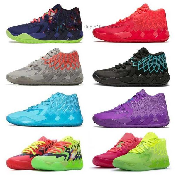 

mb.01lamelo ball 1 mb.01 basketball shoes sneaker rick and morty purple cat galaxy mens trainers beige black blast buzz city queen city not