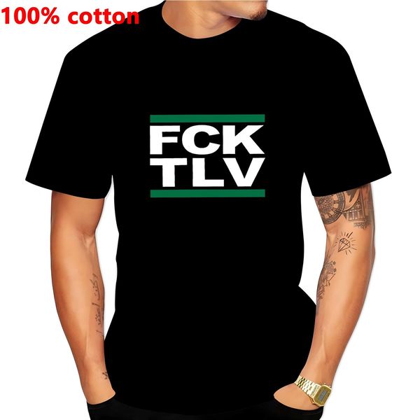 

men's tshirts 100 cotton summer fck tlv letter print streetwear men women fashion overiszed oneck t shirt hiphop tees clothing 230411, White;black