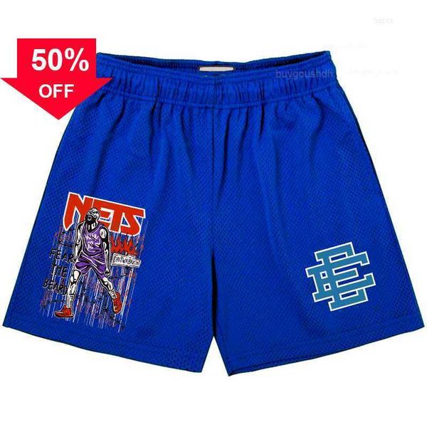 

men's shorts eric emanuel ee basic fitness fast dry breathable sports fashion basketball jogging mesh shorts e77s to 2xl, White;black