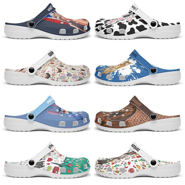 

Customized clean exquisite fashionable comfortable beautiful Diy shoes for men and women's indoor slippers 38-94107