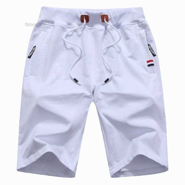 

new men capris summer oversized shorts men's pants sports pure cotton beach pants knitted casual thin pants 1 qa29, White;black