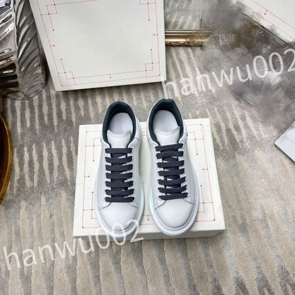 

casual sneakers men women shoes genuine designer shoes leather trainer fashion sports platform, Black