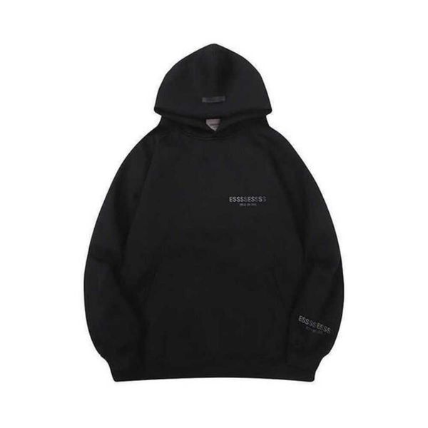 

men's hoodies sweatshirts winter designer men&women knitting spring oversize autumn fear silicon skateboard hoody hooded 8065, Black