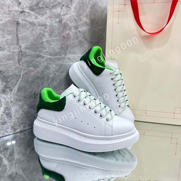 

2023new designer brand sneakers trainers womens man casual shoes men women leather lace up white sole espadrilles oversized flats, Black