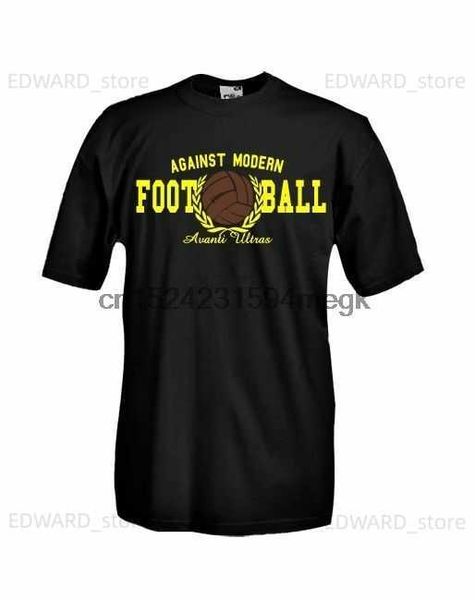 

diy tees polos j271 mesh against modern football t-shirt next ultras hooligans casual style(1) t230411, Black