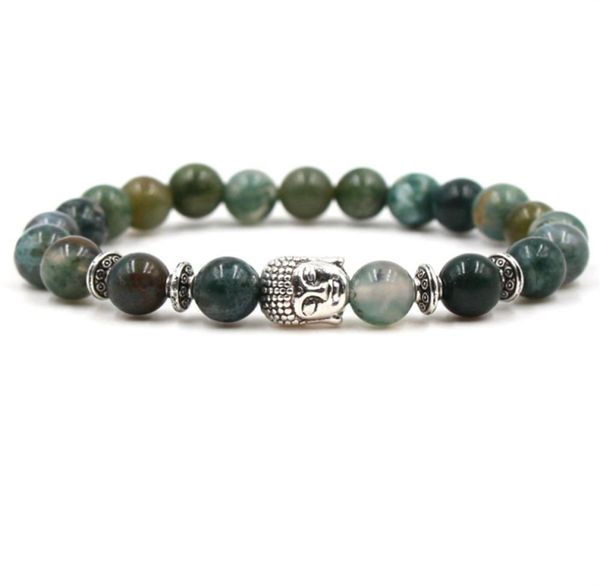 

agat natural stone bracelet leopard head bracelet beads stretch bracelets2952282, Golden;silver