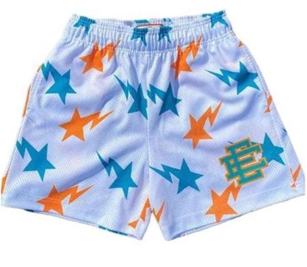 

men's shorts 2023 eric emanuel ee summer running men sports jogging fitness quick dry mens gym sport short pants, White;black