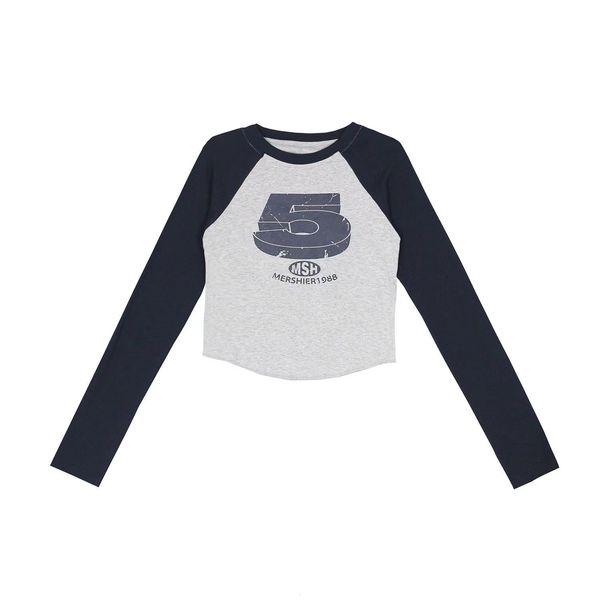 

men's tshirts y2k aesthetic kawaii tee autumn casual long sleeve crop korean fashion harajuku print skinny tshirt streetwear y2k 230411, White;black
