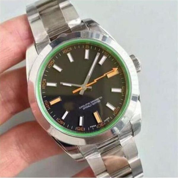 

mens black watch 40mm automatic movement stainless steel watches men 2813 mechanical designer blue watches fashion business wristw238l, Slivery;brown