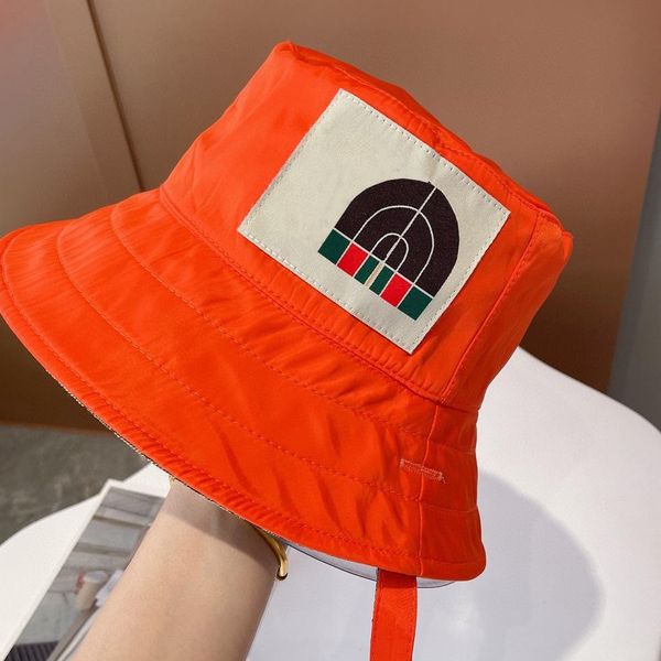 

mens luxury hats designer hats reversible bucket hat womenes trendy adjustable hats fashion matching wild golden hat, Blue;gray