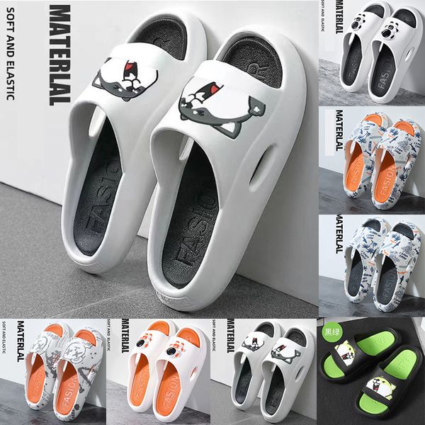 

men women shoe sandals slippers men beach wide flat slide women cute airman materlal soft beach multicolor couples solid slides waterproof n