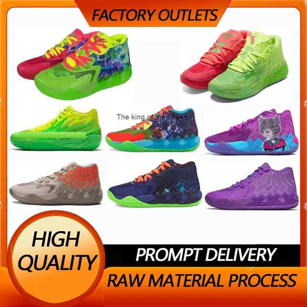 

mb012023 new lamelo ball shoe basketball shoes queen city be you buzz lo ufo mens sneakers trainers, Black