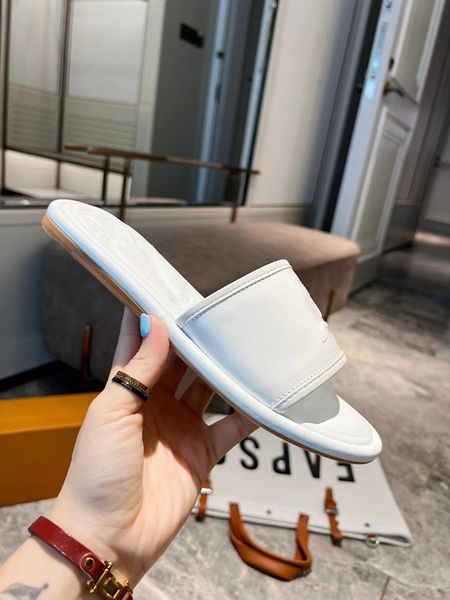 

cut-out slides designer sandals women suede flat slipper italy hollowed dress shoes 0516, Black