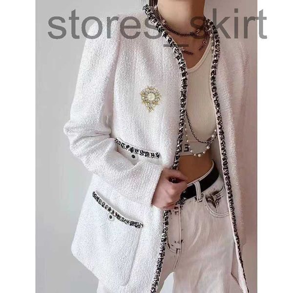 

women's jackets designer grade autumn winter classic tweed coat overcoat leisure spring coats cardigan women christmas gift revc, Black;brown