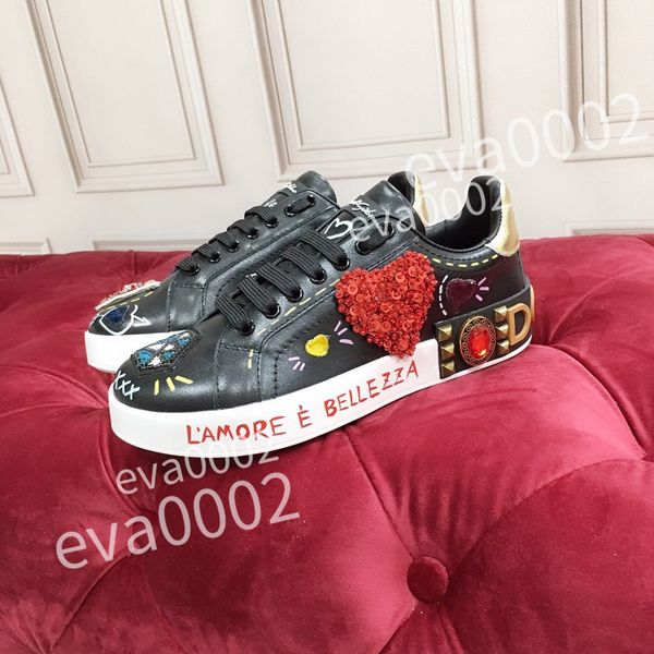 

2023 luxury leather sneakers designer casual shoes men women fashion outdoor sport shoe trainers runner sneaker, Black