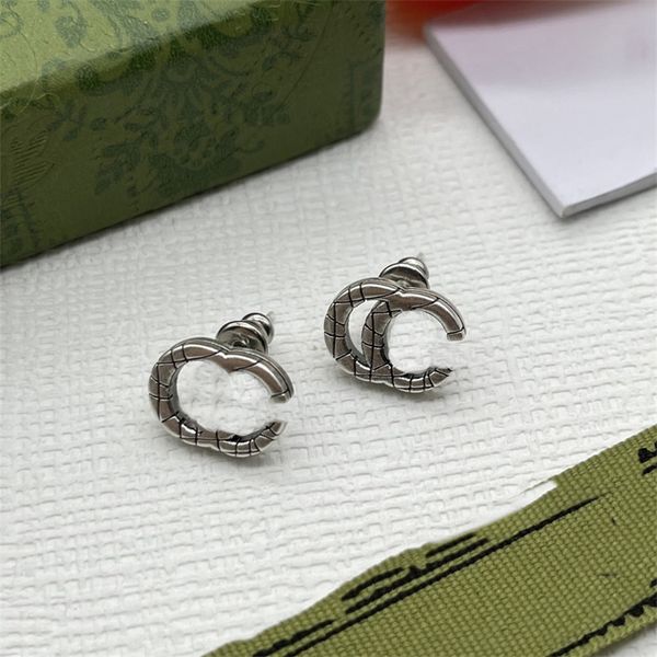 

designer earring ggity brand stud earing luxury women fashion hoop jewelry metal letter double g logo crystal pearl earring cjeweler women&#, Golden;silver