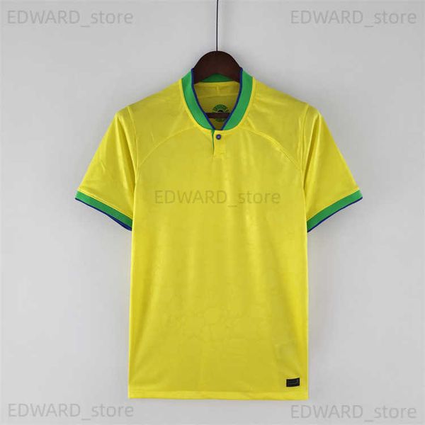 

diy tees polos 2223 brazil new season football jersey home/away special edition fans' no. 10 jersey t230411, Black