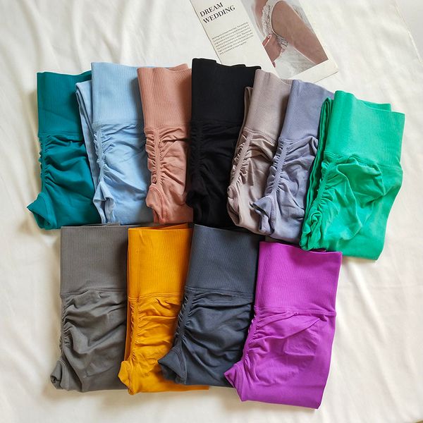 

yoga outfit spring woman leggings beauty peach buttock lifted seamless sports fitness running 230411