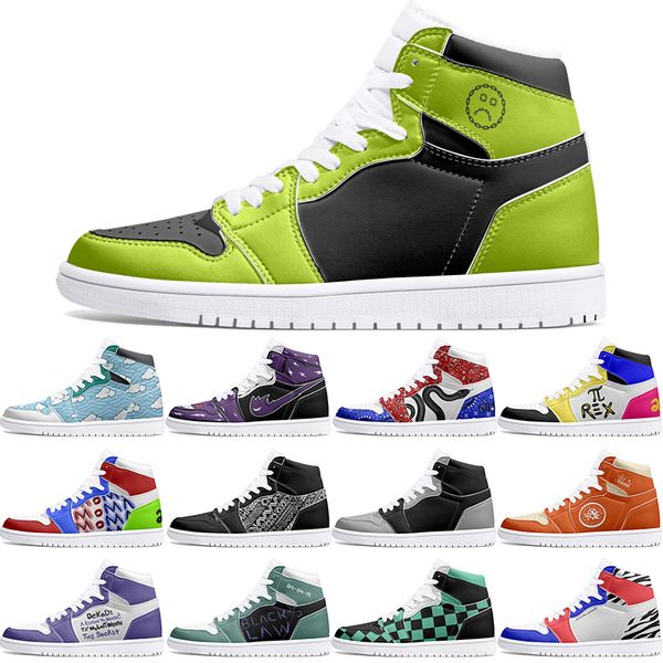 

new winter Customized Shoes 1s DIY shoes Basketball Shoes damping men 1 females 1 Anime Customized Character Trend Versatile Outdoor Shoe