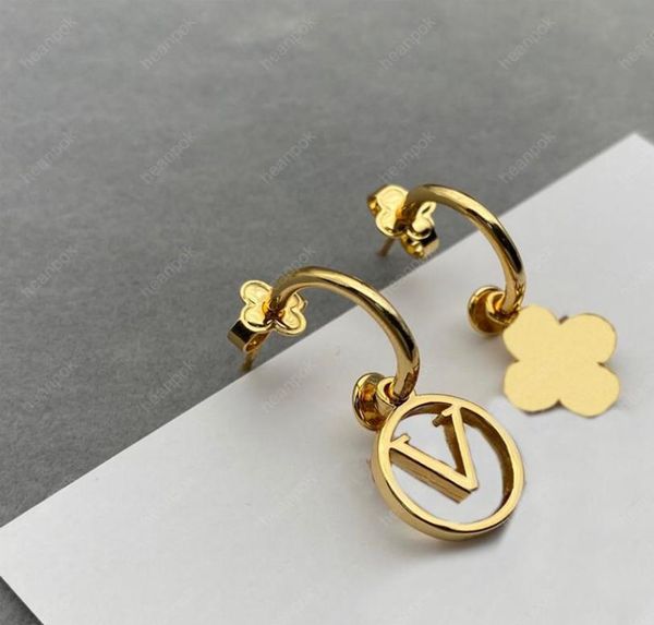 

women earrings designer hoop earrings fashion ear ring brands gold jewelry luxurys earring letters l stud heanpok whole new 221342148, Silver