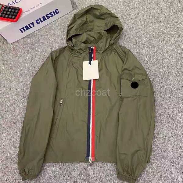 

jackets designer monclair hoodies mens winter clothing france brand bomber windshield biker jacket american outerwear coat fashion hombre ca, Black;brown