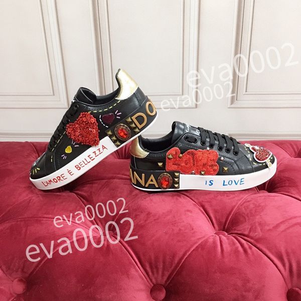 

2023 new luxury leather sneakers designer casual shoes men women fashion outdoor sport shoe trainers runner sneaker, Black