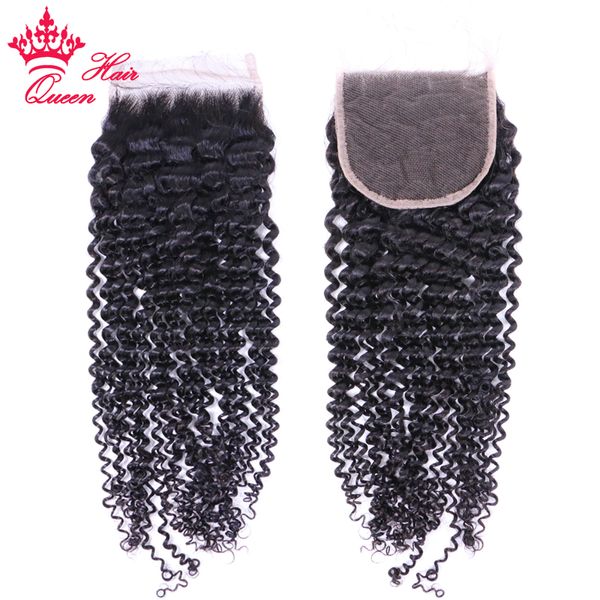 

afro kinky curly hair lace closure mongolian brazilian indian malaysian peruvian virgin human raw hair queen hair products ing, Black;brown