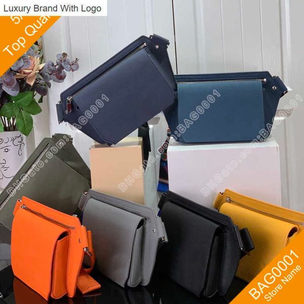 

bag handbags cross body aerogram waist bags leather men bumbag soft satchel m59625 fashion travel casual purse pocket wallet plain patch cro, Black