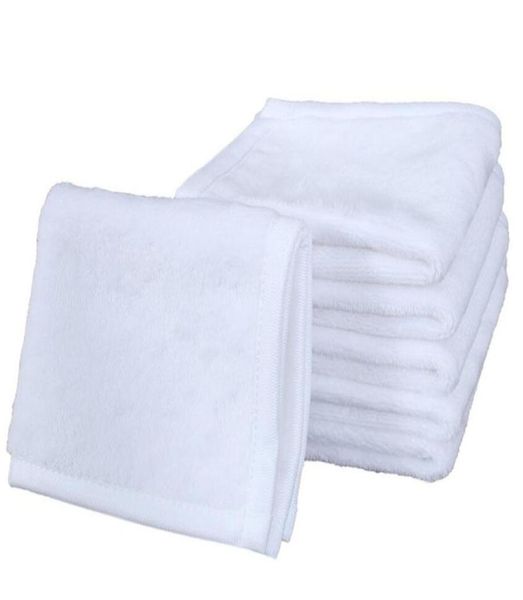 

3030cm sublimation kerchief thermal transfer plain white printed kerchief towel portable washable washrag hand towel f10233405320
