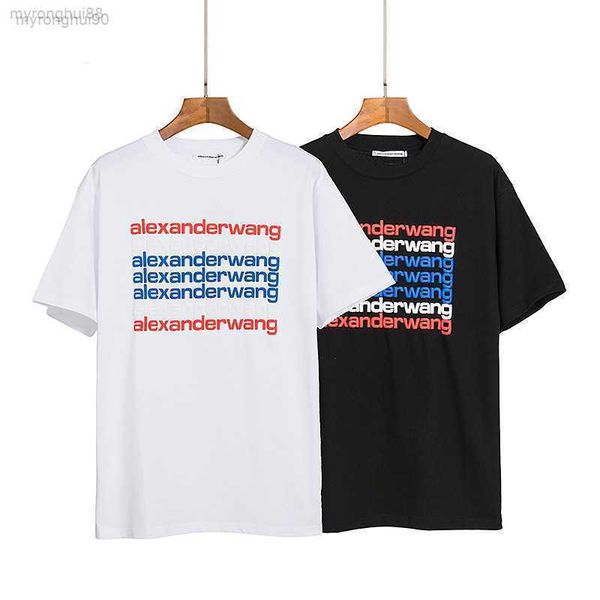 

men's t-shirts men's t-shirts new fashion big wang family colorful letter chest print loose neck short sleeve t-shirt i4zy uo79, White;black