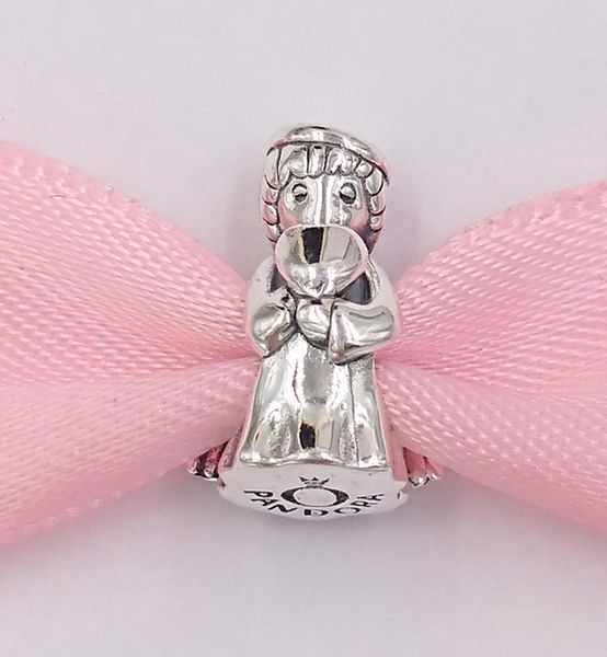 

andy jewel 925 sterling silver beads angel of love charm charms fits european pandora style jewelry bracelets necklace 798413c006269806, Black