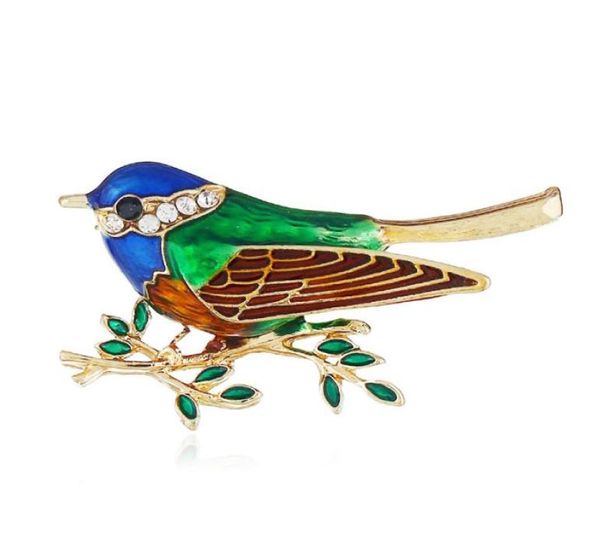 

creative enamel pins bird brooches fashion cute animal brooch women men jewelry colorful style gift7329607, Gray