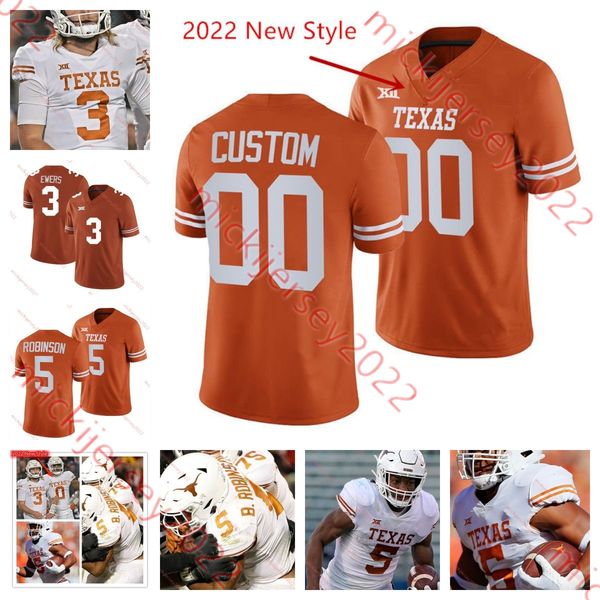 

david gbenda texas longhorns jersey devin richardson koby kidd jett bush luke brockermeyer derek williams malik muhammad custom stitched tex, Black