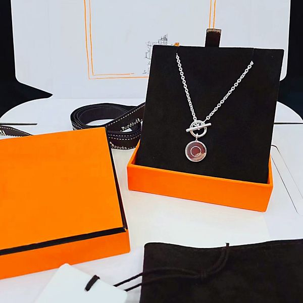 

5a 925 silver pendant chain key horseshoe designer women's and men's couple necklace wedding party thanksgiving valentine's d