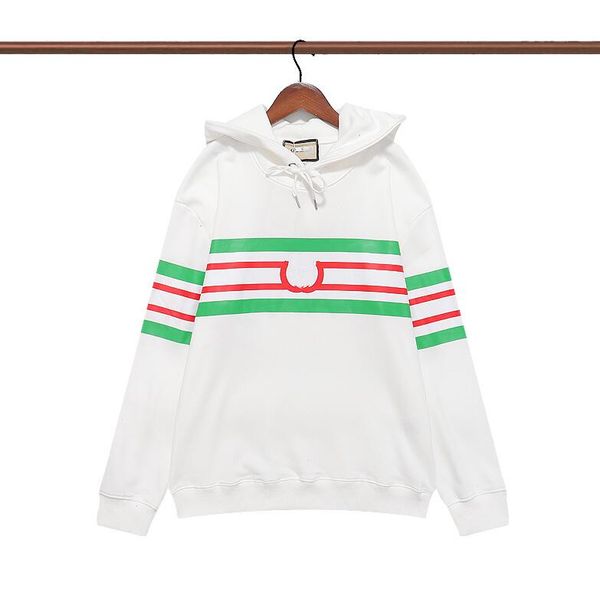 

hl288 autumn stripes hoodies for men sweatshirts women designer pullover hoodie coat men's clothing, Black